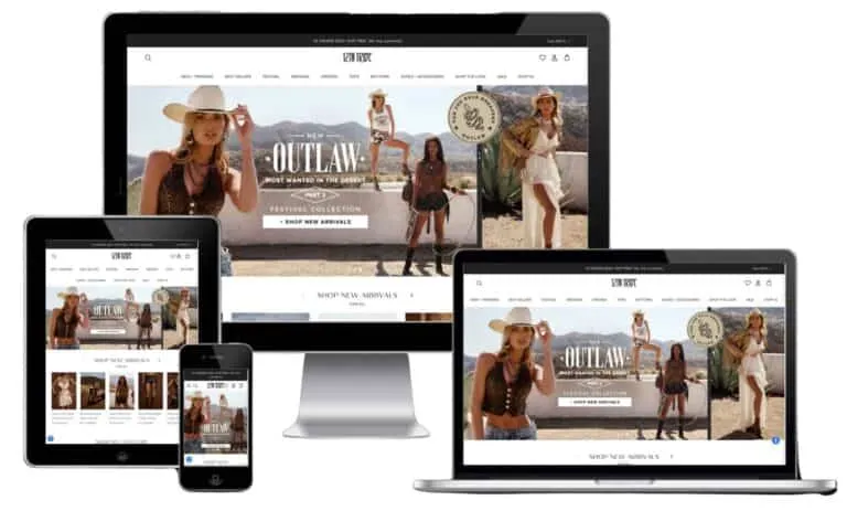 12th Tribe website on desktop, laptop, tablet, and phone