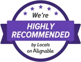 Alignable Highly Recommended 2024 award badge