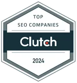 Clutch Top SEO Company 2024 badge