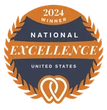 UpCity National Excellence Award 2024 badge