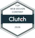 Clutch Top Web Design Company 2026 badge