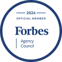 Forbes Agency Council 2024 award badge