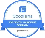 GoodFirms Top Digital Marketing Company 2024 award badge