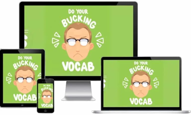 Larry Lexicon website on desktop, laptop, tablet, and phone