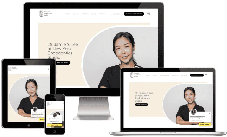 New York Endodontics Studio web design case study