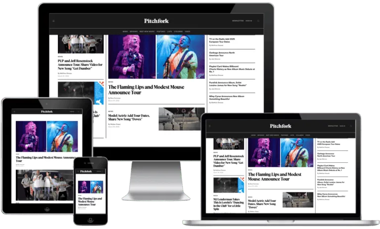 Pitchfork Media web design case study