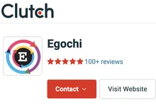 Egochi Clutch profile with 5.0 rating