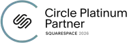 Squarespace Circle Platinum Partner 2026 badge