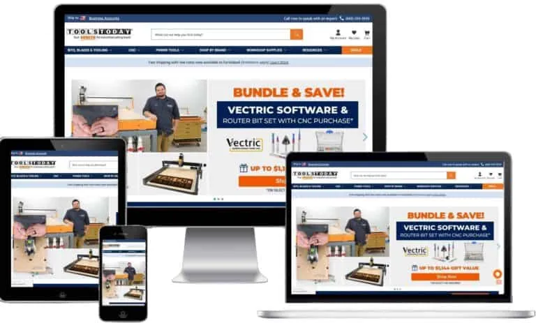 ToolsToday website on desktop, laptop, tablet, and phone