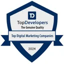 TopDevelopers Top Digital Marketing Companies 2024 award badge