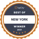 UpCity Best of New York Winner 2021 award badge
