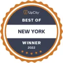UpCity Best of New York Winner 2022 award badge