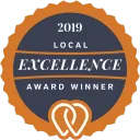 UpCity Local Excellence Winner 2019 award badge
