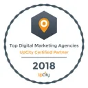 UpCity Top Digital Marketing Agencies 2018 award badge