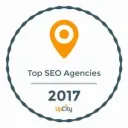 UpCity Top SEO Agencies 2017 award badge