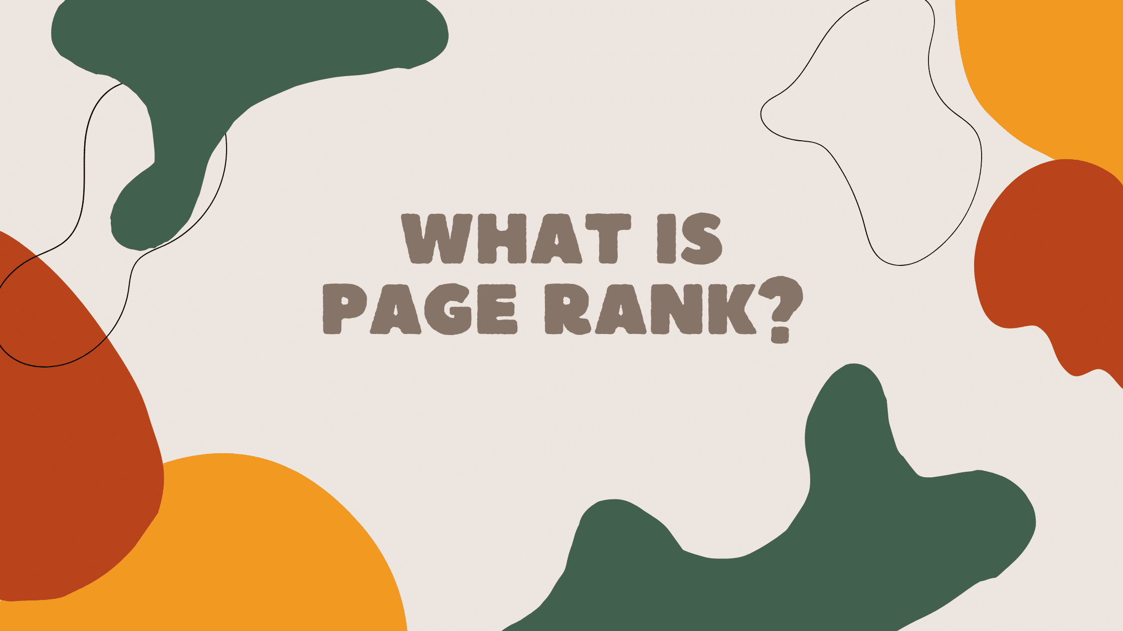 What is Page Rank