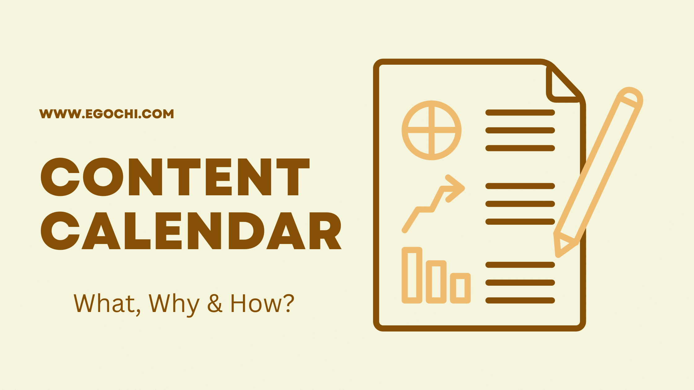 content calendar
