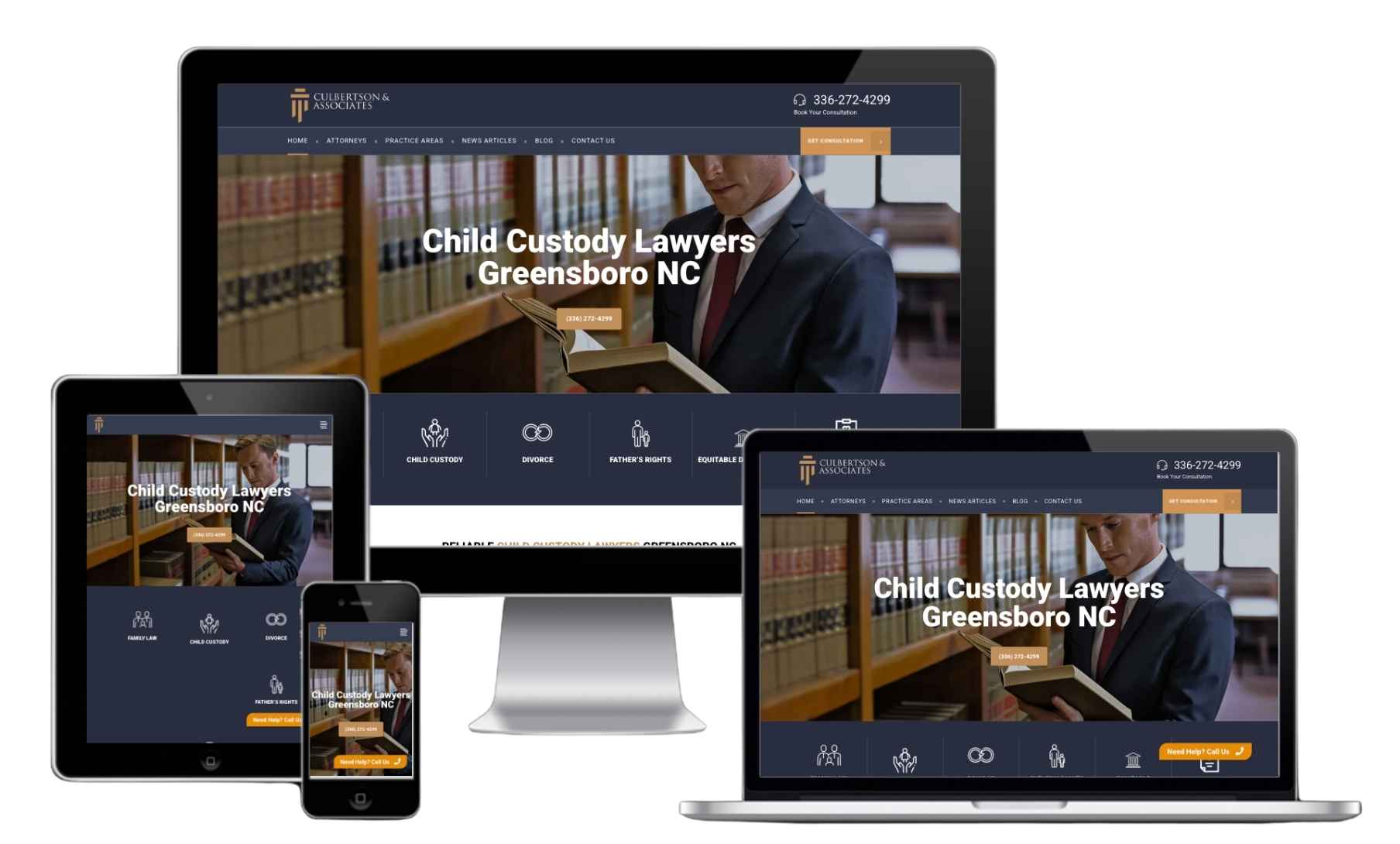 Culbertson Law Family Law Firm SERP Optimization Case Study