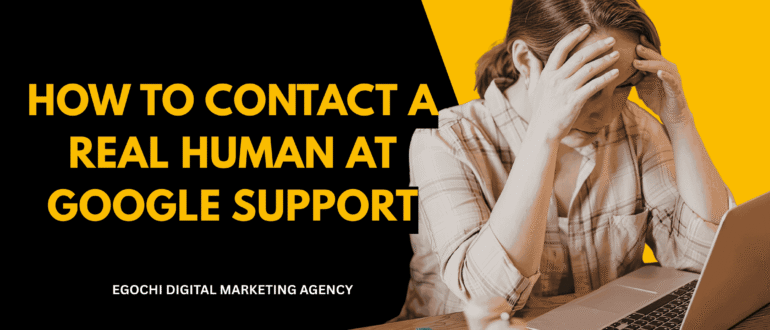 Business owner trying to contact a real human at Google Support for help with their Google Business Profile